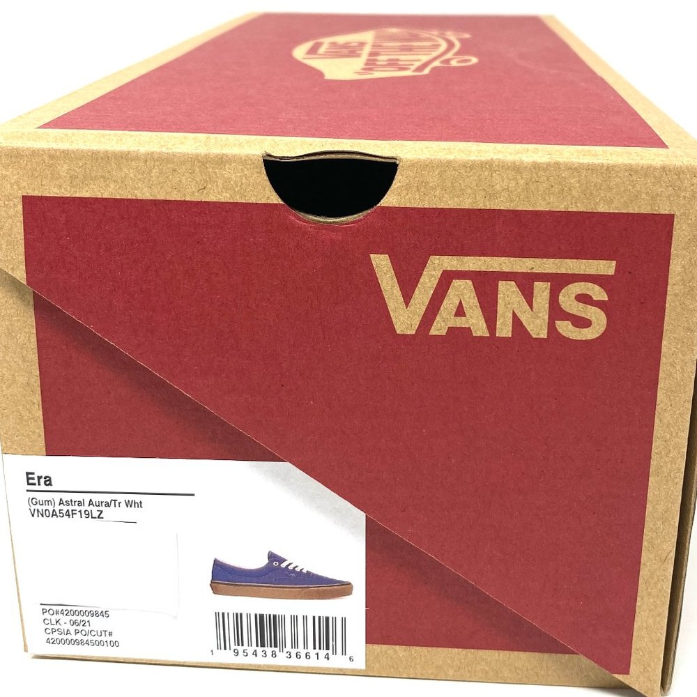 💖MEGA SALE💖Vans Era Low  Skate Casual Blue Brown  Women's  Canvas VN0A54F19LZ - Picture 10 of 11